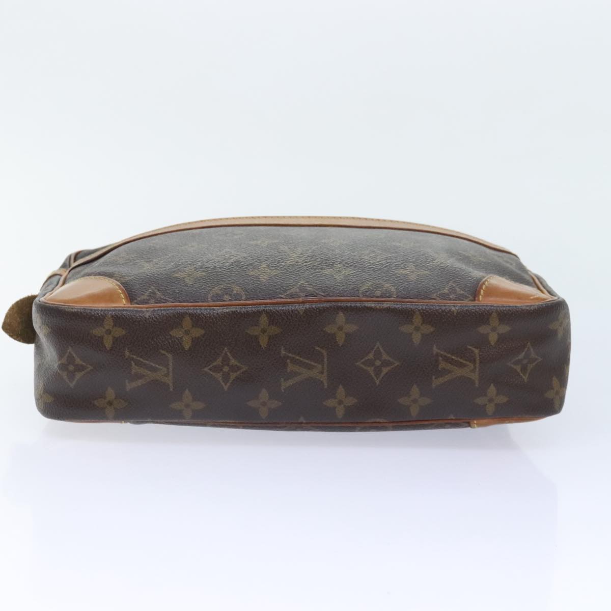 LOUIS VUITTON Monogram Compiegne 28 Clutch Bag M51845 LV Auth 92588