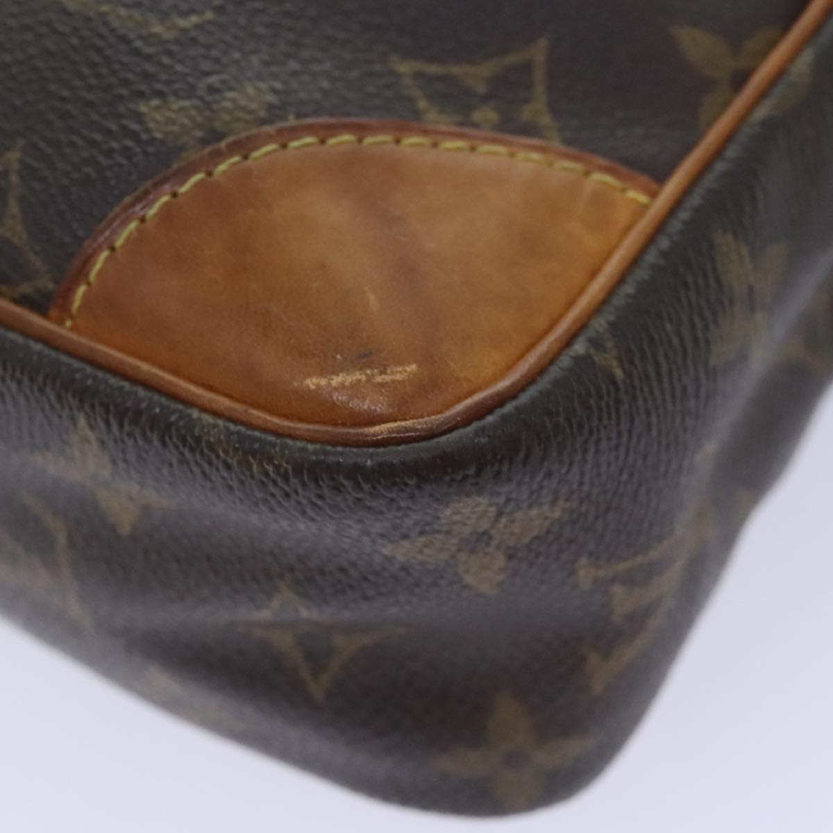 LOUIS VUITTON Monogram Compiegne 28 Clutch Bag M51845 LV Auth 92588