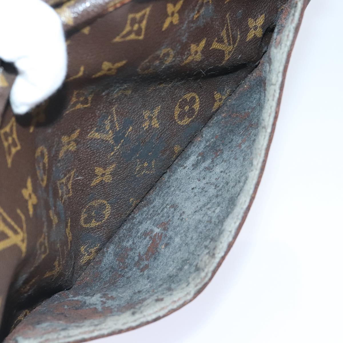 LOUIS VUITTON Monogram Compiegne 28 Clutch Bag M51845 LV Auth 92589