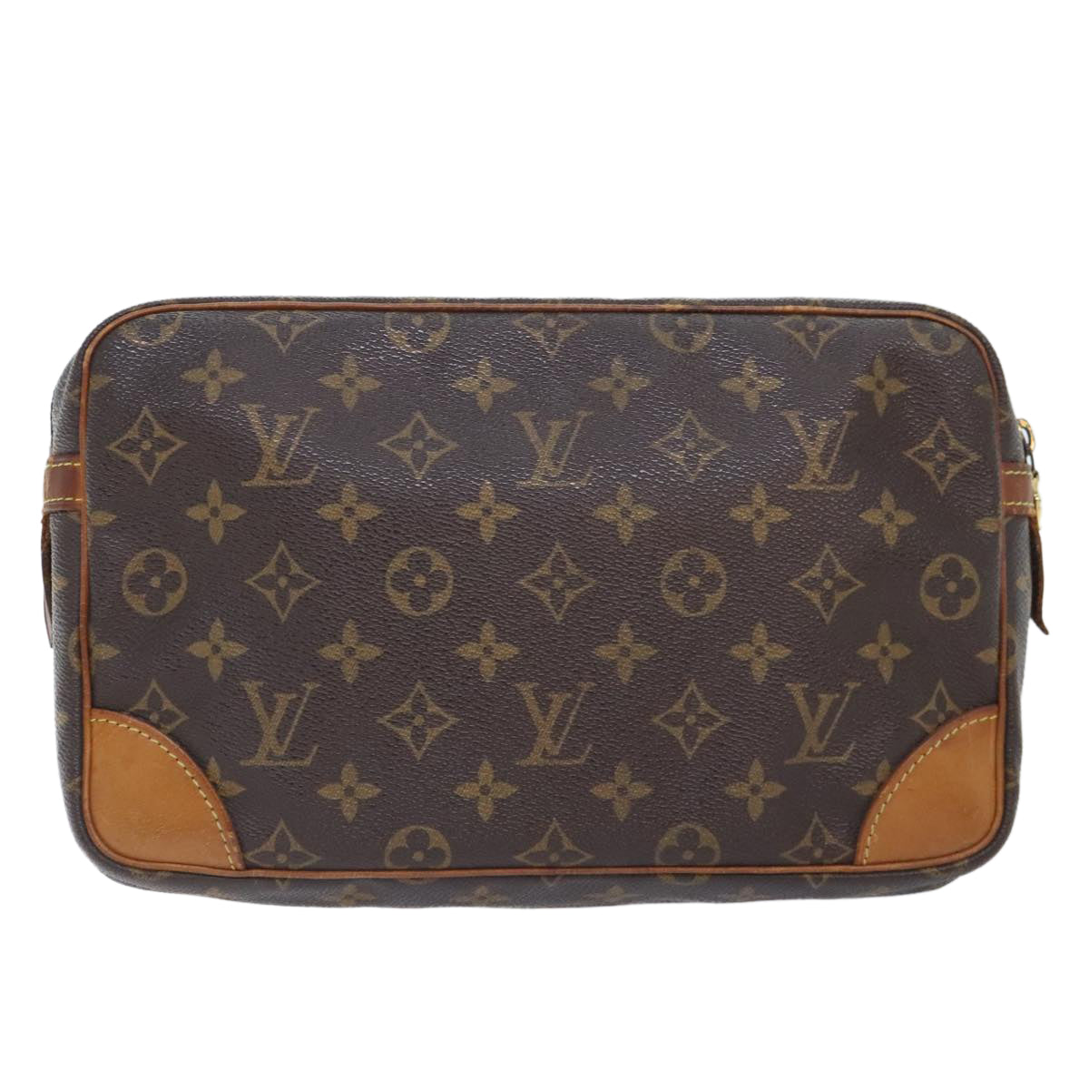 LOUIS VUITTON Monogram Compiegne 28 Clutch Bag M51845 LV Auth 92589 - 0