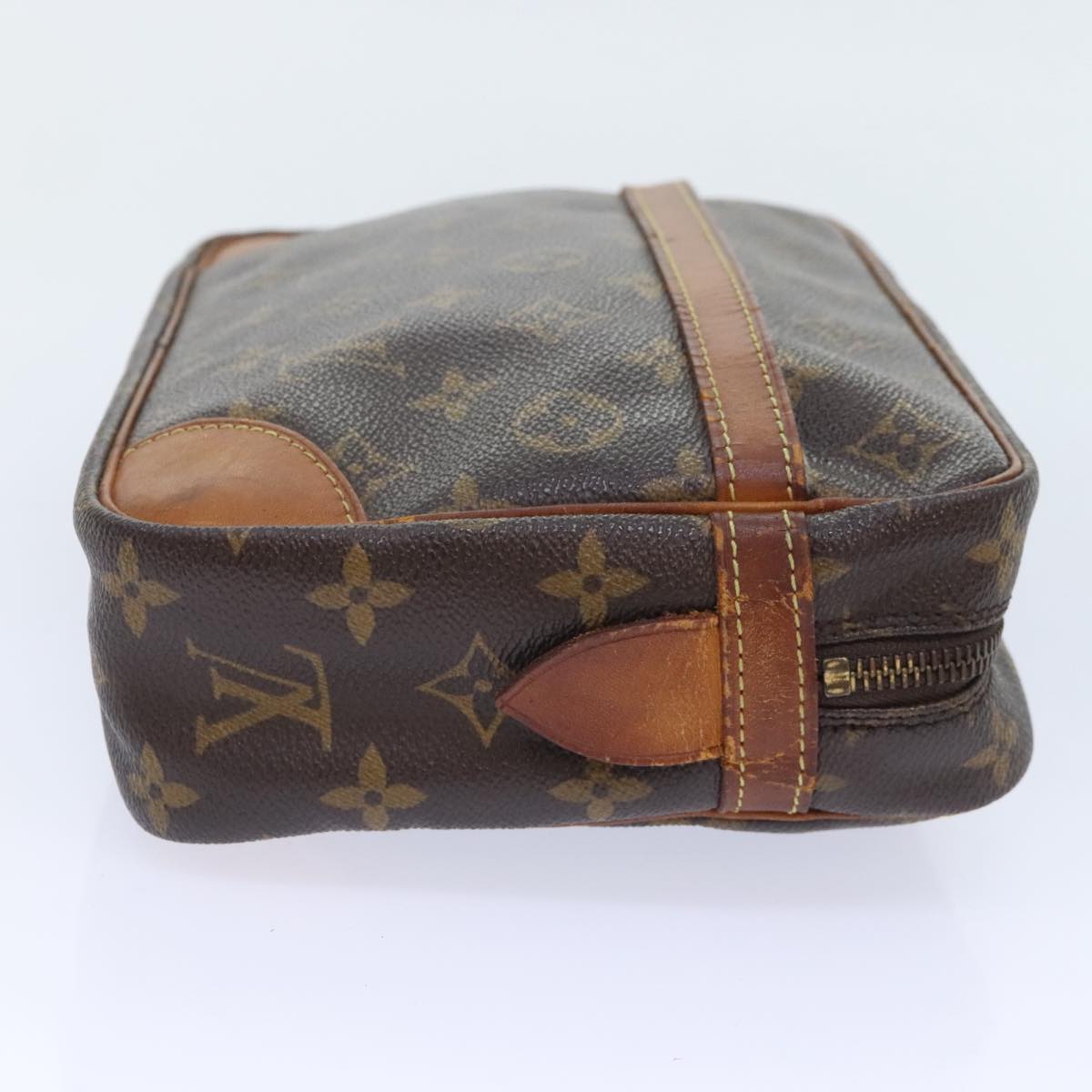 LOUIS VUITTON Monogram Compiegne 28 Clutch Bag M51845 LV Auth 92589