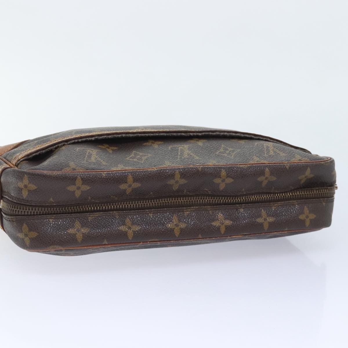 LOUIS VUITTON Monogram Compiegne 28 Clutch Bag M51845 LV Auth 92589