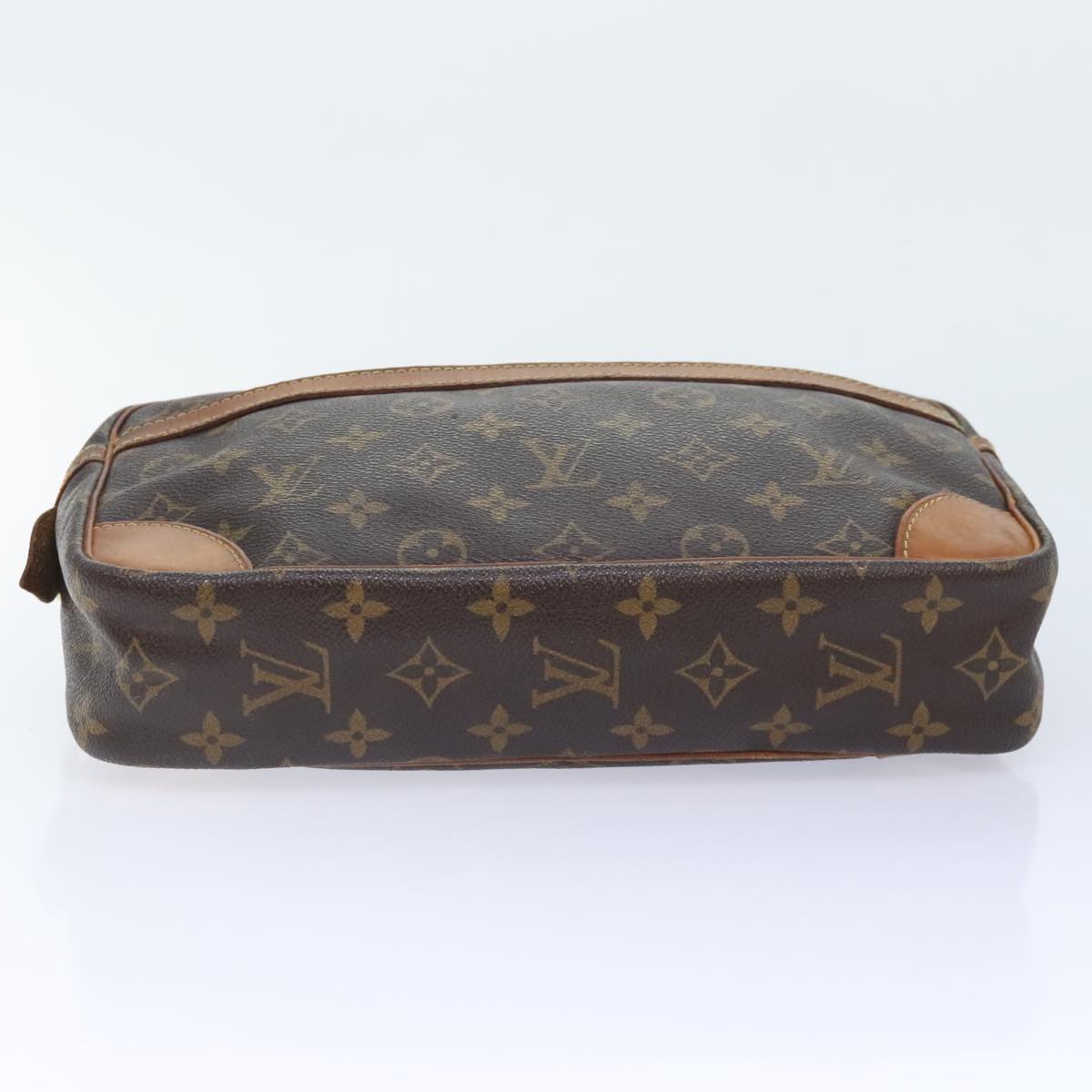 LOUIS VUITTON Monogram Compiegne 28 Clutch Bag M51845 LV Auth 92589