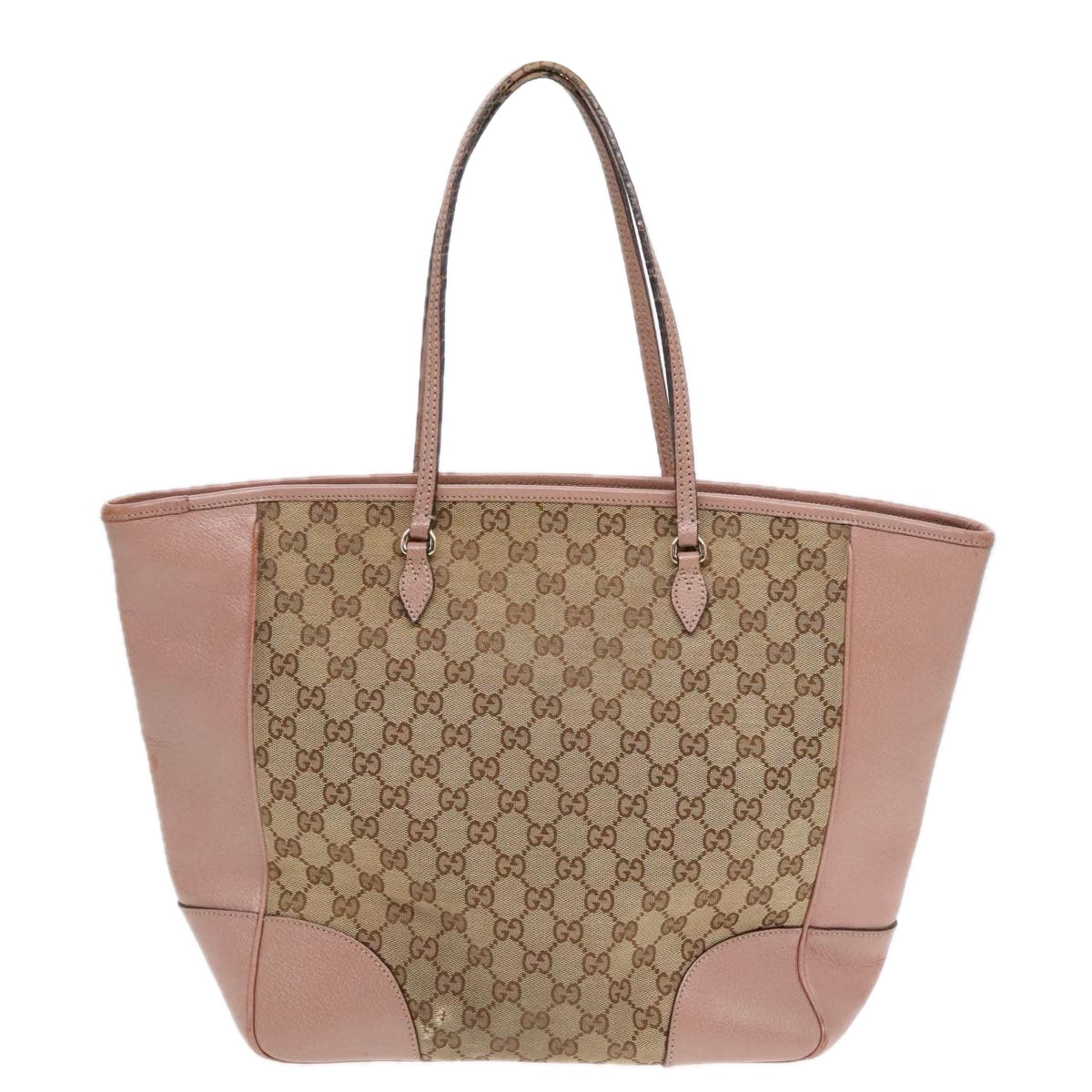 GUCCI GG Canvas Tote Bag Beige Auth 92607 - 0