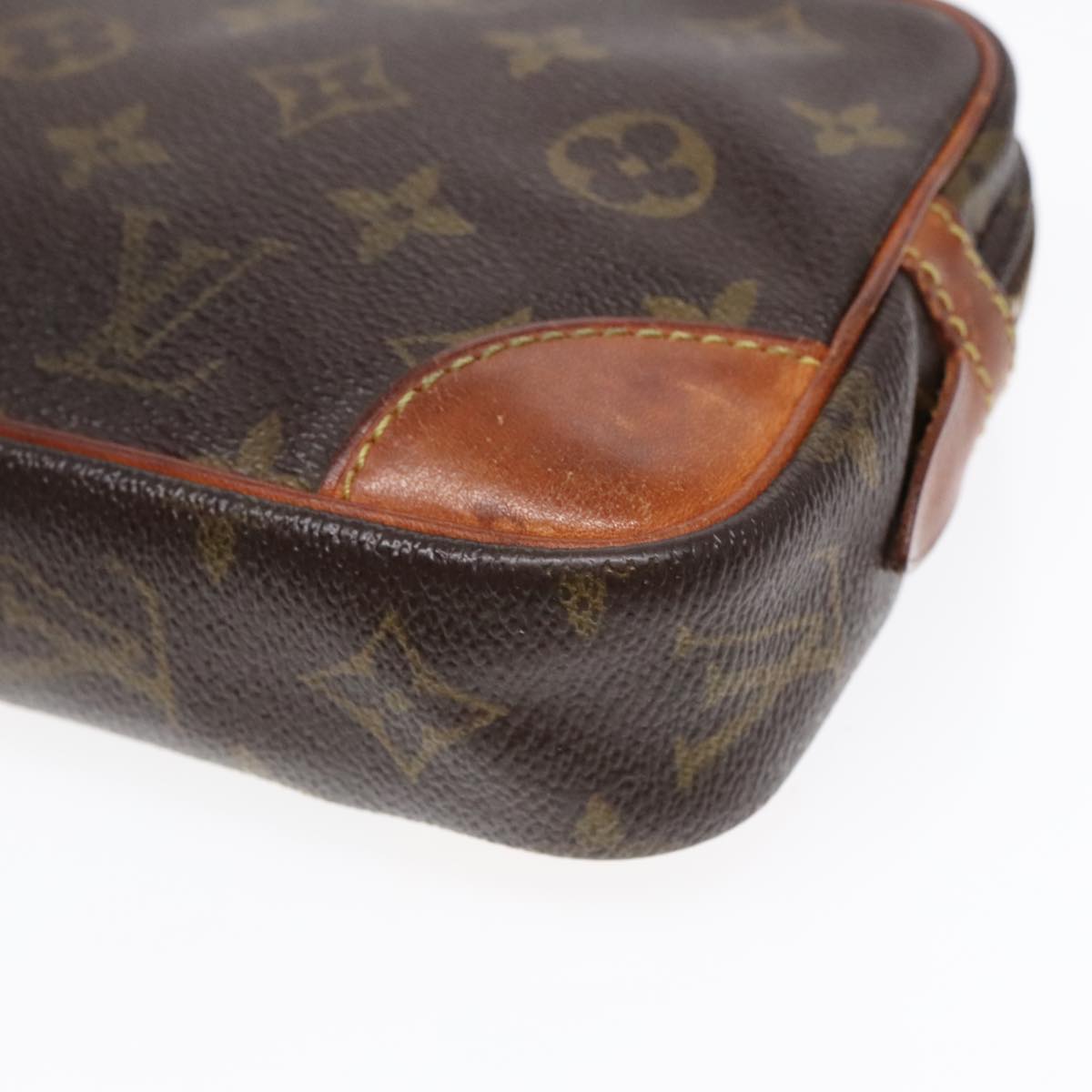 LOUIS VUITTON Monogram Marly Dragonne PM Clutch Bag M51827 LV Auth 92621