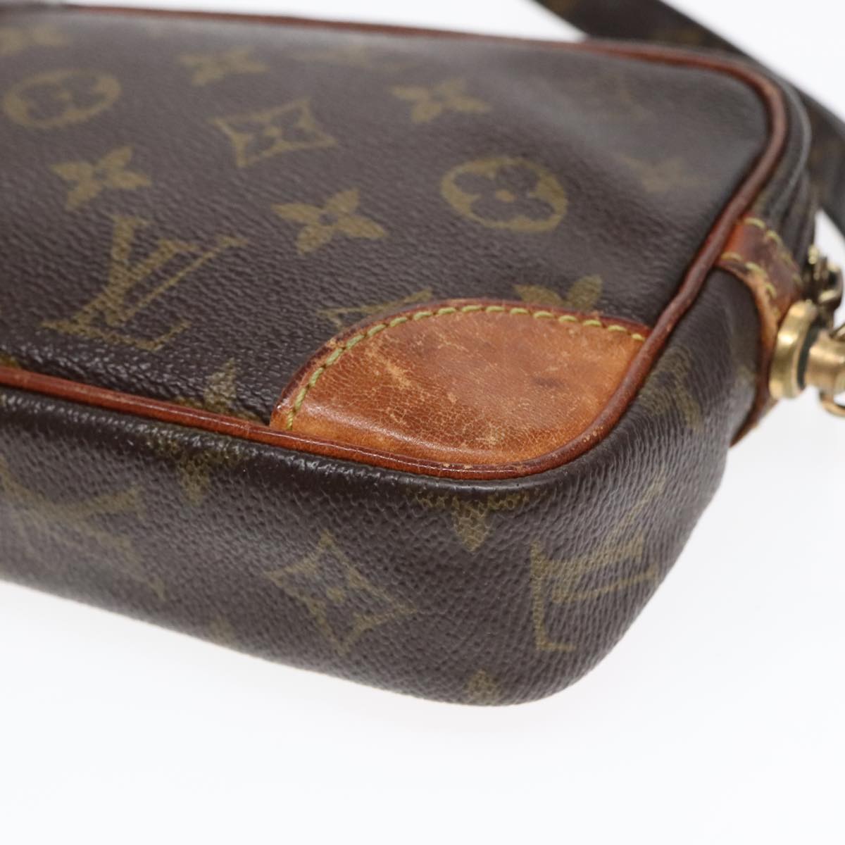 LOUIS VUITTON Monogram Marly Dragonne PM Clutch Bag M51827 LV Auth 92621