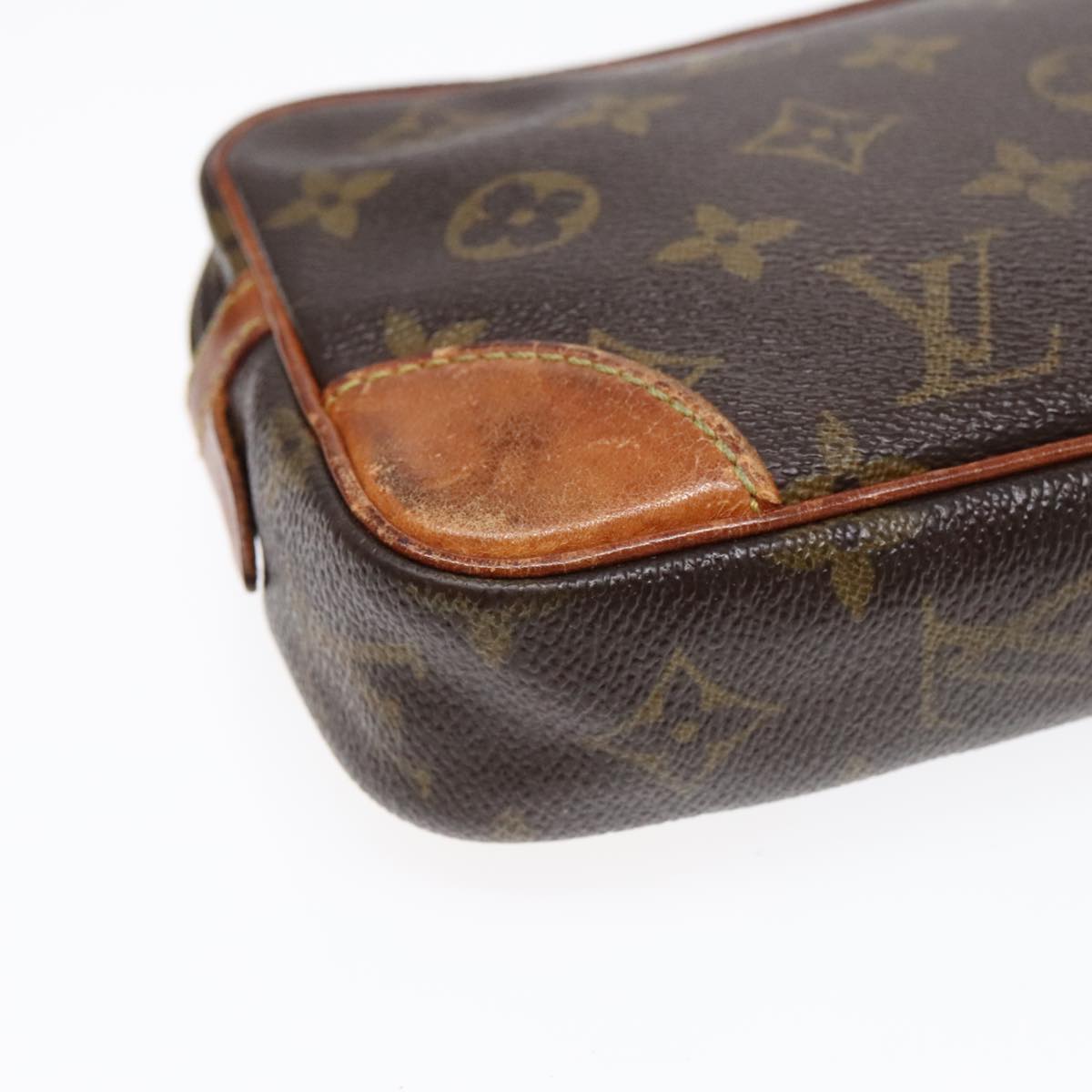 LOUIS VUITTON Monogram Marly Dragonne PM Clutch Bag M51827 LV Auth 92621