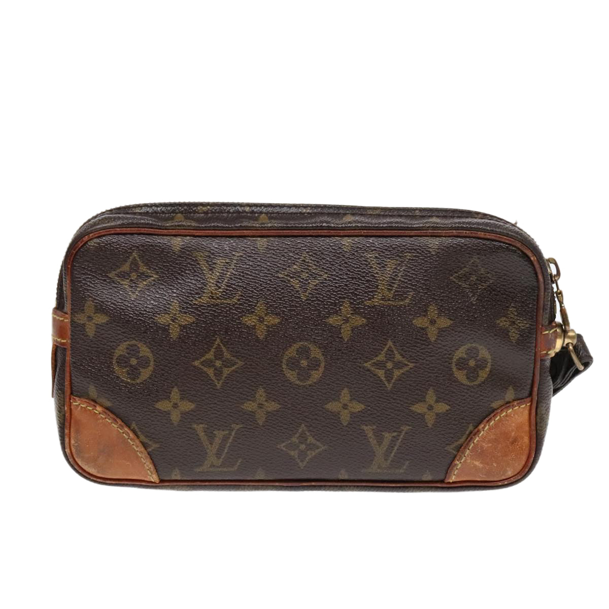 LOUIS VUITTON Monogram Marly Dragonne PM Clutch Bag M51827 LV Auth 92621 - 0