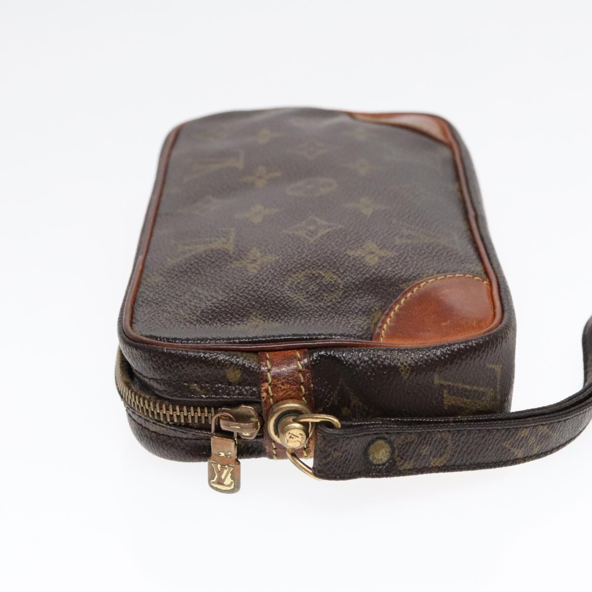 LOUIS VUITTON Monogram Marly Dragonne PM Clutch Bag M51827 LV Auth 92621