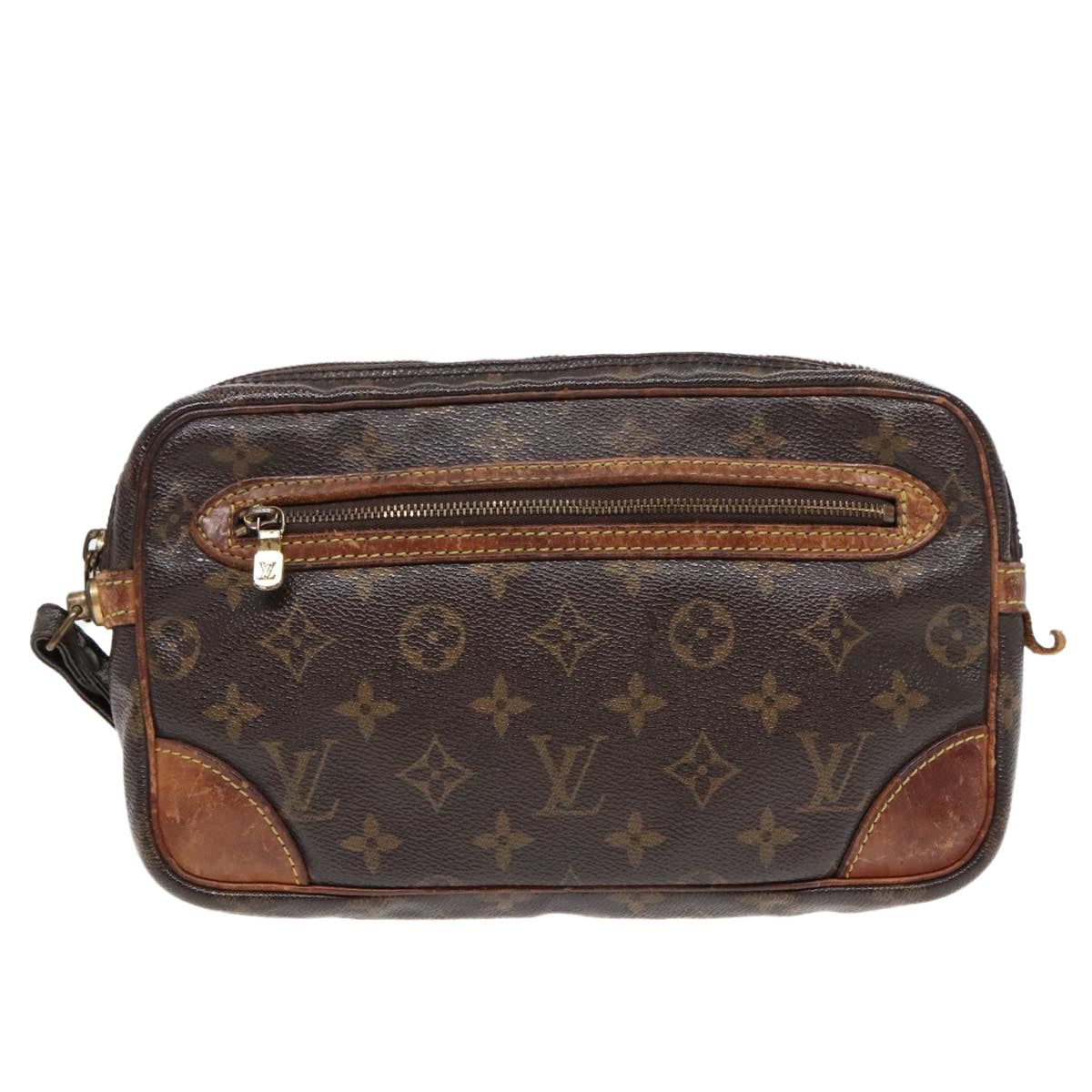 LOUIS VUITTON Monogram Marly Dragonne GM Clutch Bag M51825 LV Auth 92622