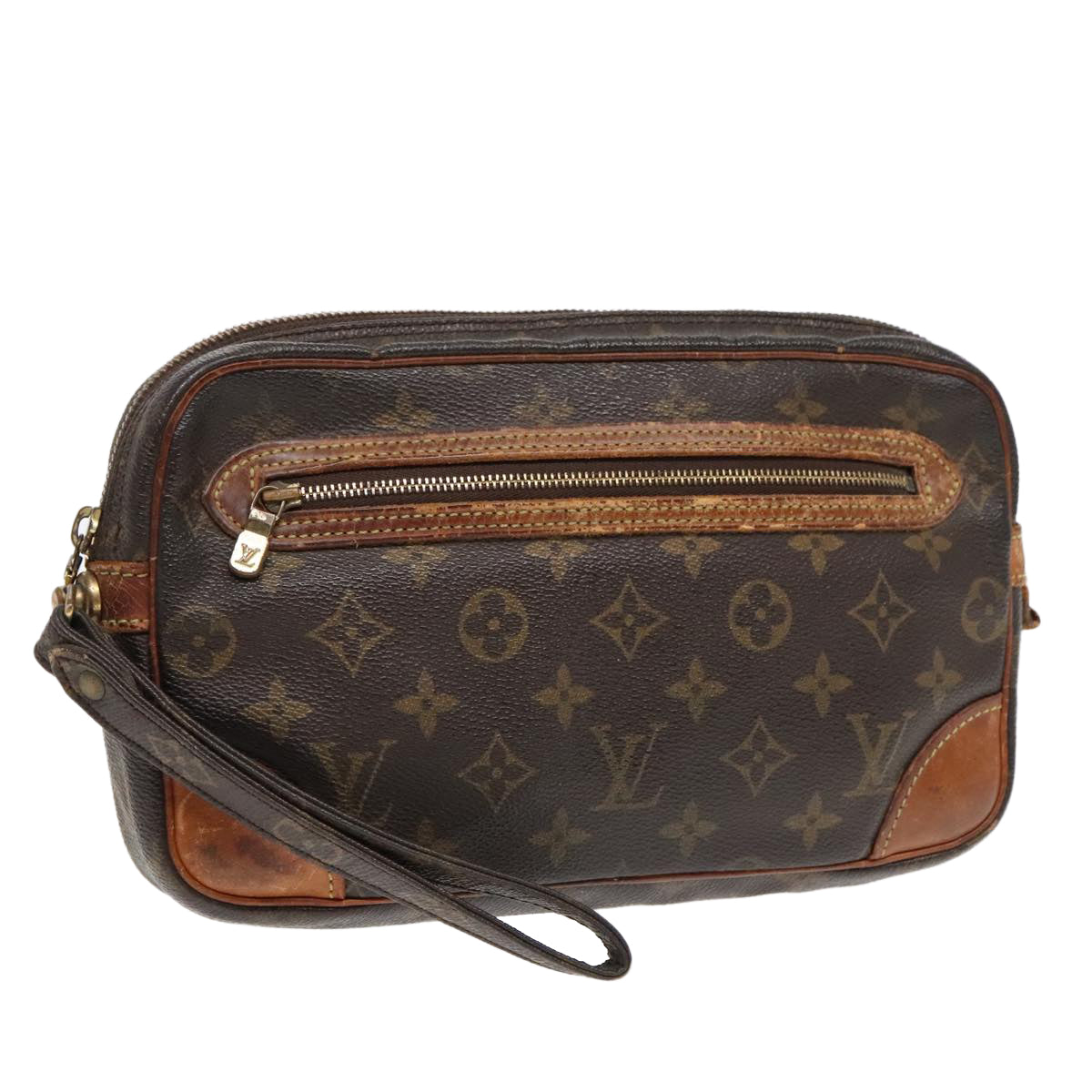 LOUIS VUITTON Monogram Marly Dragonne GM Clutch Bag M51825 LV Auth 92623