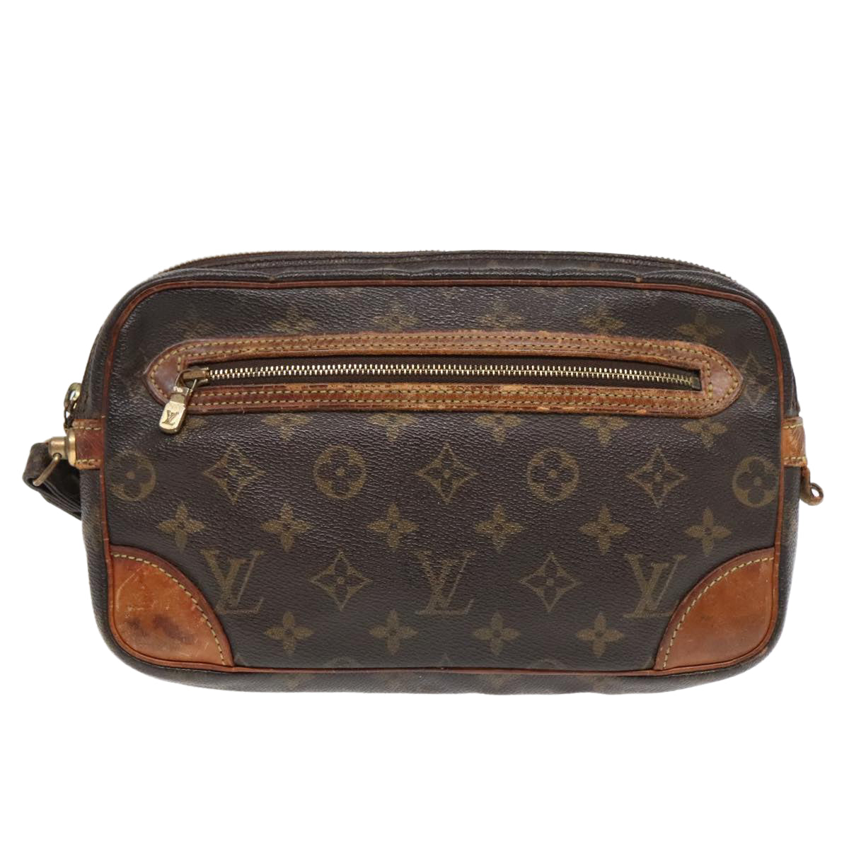 LOUIS VUITTON Monogram Marly Dragonne GM Clutch Bag M51825 LV Auth 92623