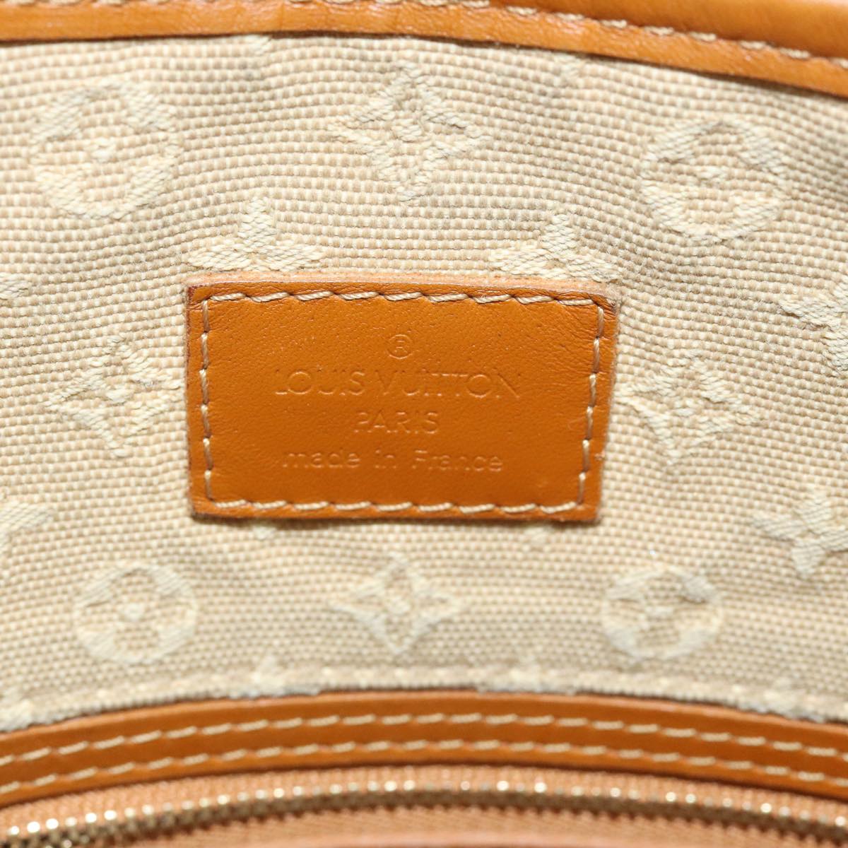 LOUIS VUITTON Monogram Mini Buzas Marie Kate Bag Beige M92323 LV Auth 92624