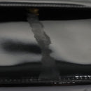 Salvatore Ferragamo Shoulder Bag Patent Leather Black Gold Auth 92696-10