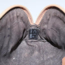 GUCCI GG Canvas Pouch Leather Outlet Beige Gold 272367 Auth 92704-11