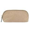 GUCCI GG Canvas Pouch Leder Outlet Beige Gold 272367 Auth 92704-13