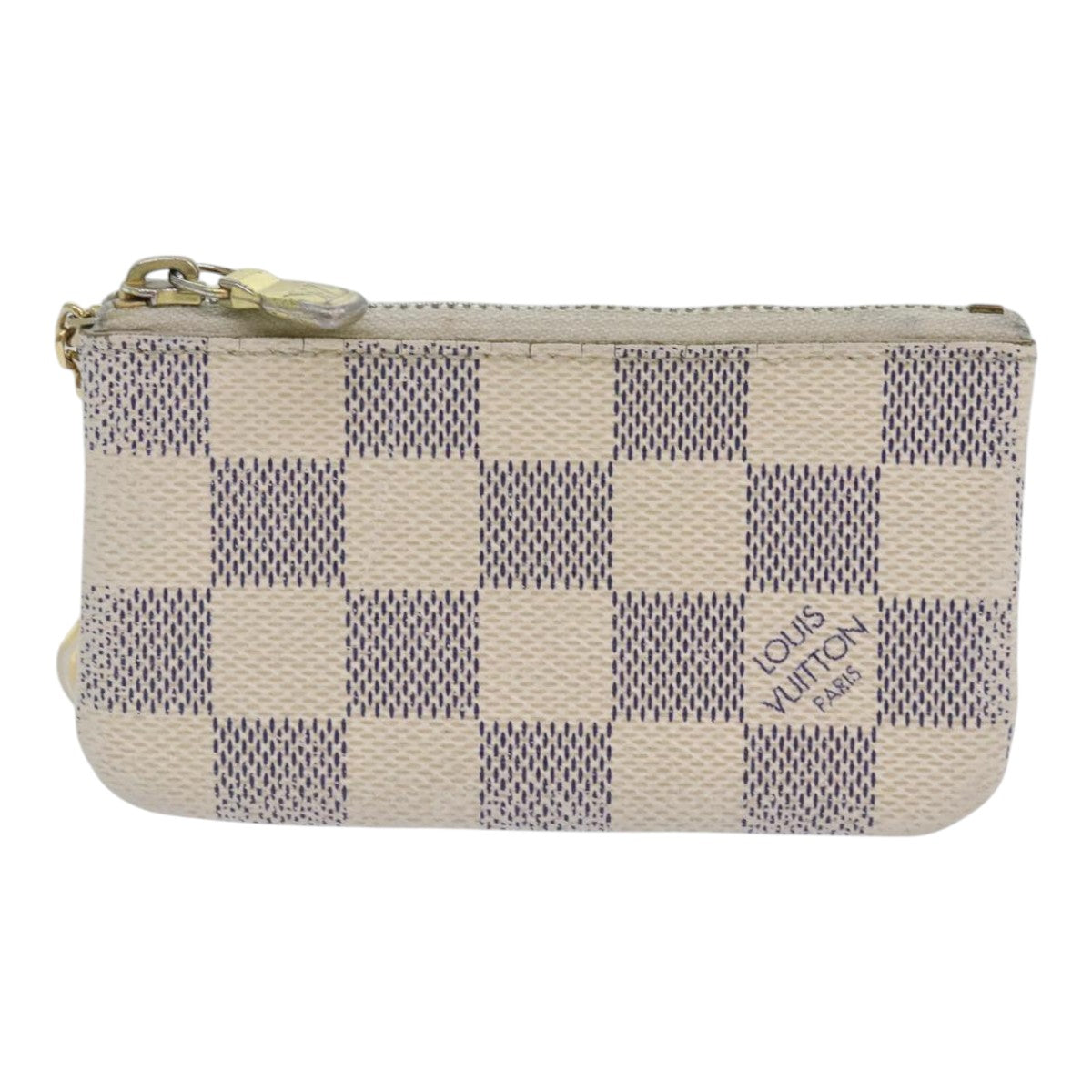 LOUIS VUITTON Damier Azur Pochette Cles Coin Purse N62659 LV Auth 92712 - 0