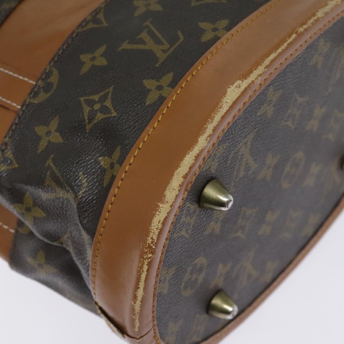 LOUIS VUITTON Monogram Bucket PM Shoulder Bag USA limited M42238 LV Auth 92720