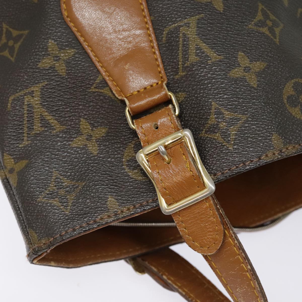 LOUIS VUITTON Monogram Bucket PM Shoulder Bag USA limited M42238 LV Auth 92720