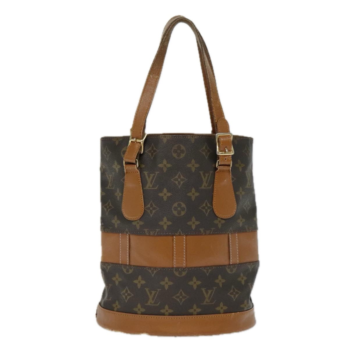 LOUIS VUITTON Monogram Bucket PM Shoulder Bag USA limited M42238 LV Auth 92720