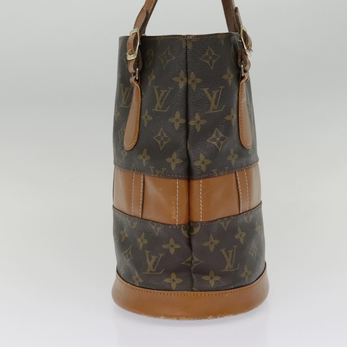 LOUIS VUITTON Monogram Bucket PM Shoulder Bag USA limited M42238 LV Auth 92720