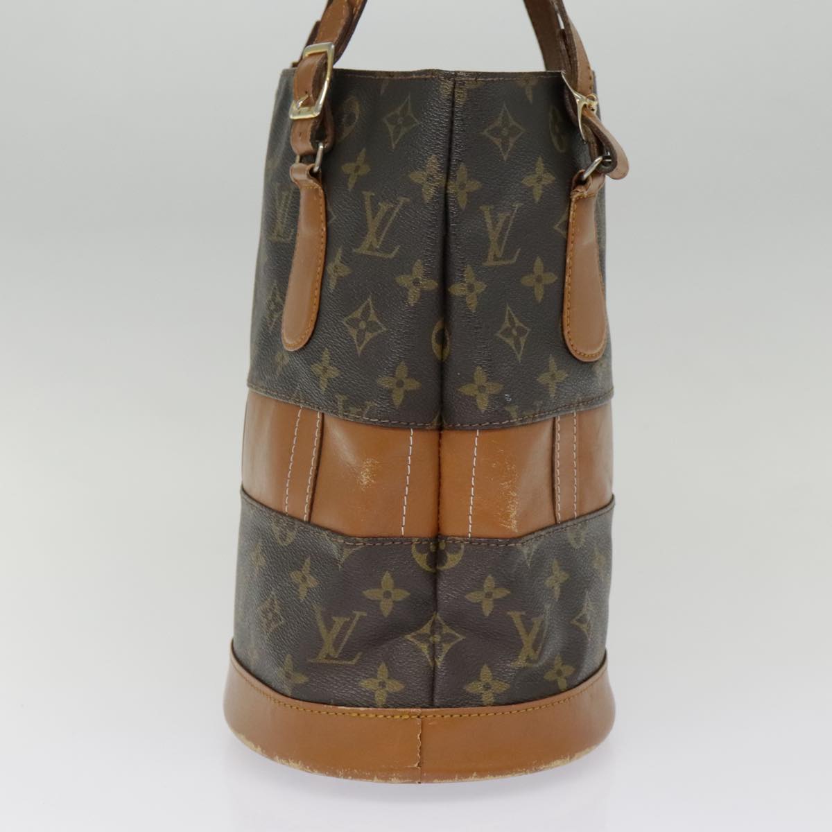 LOUIS VUITTON Monogram Bucket PM Shoulder Bag USA limited M42238 LV Auth 92720