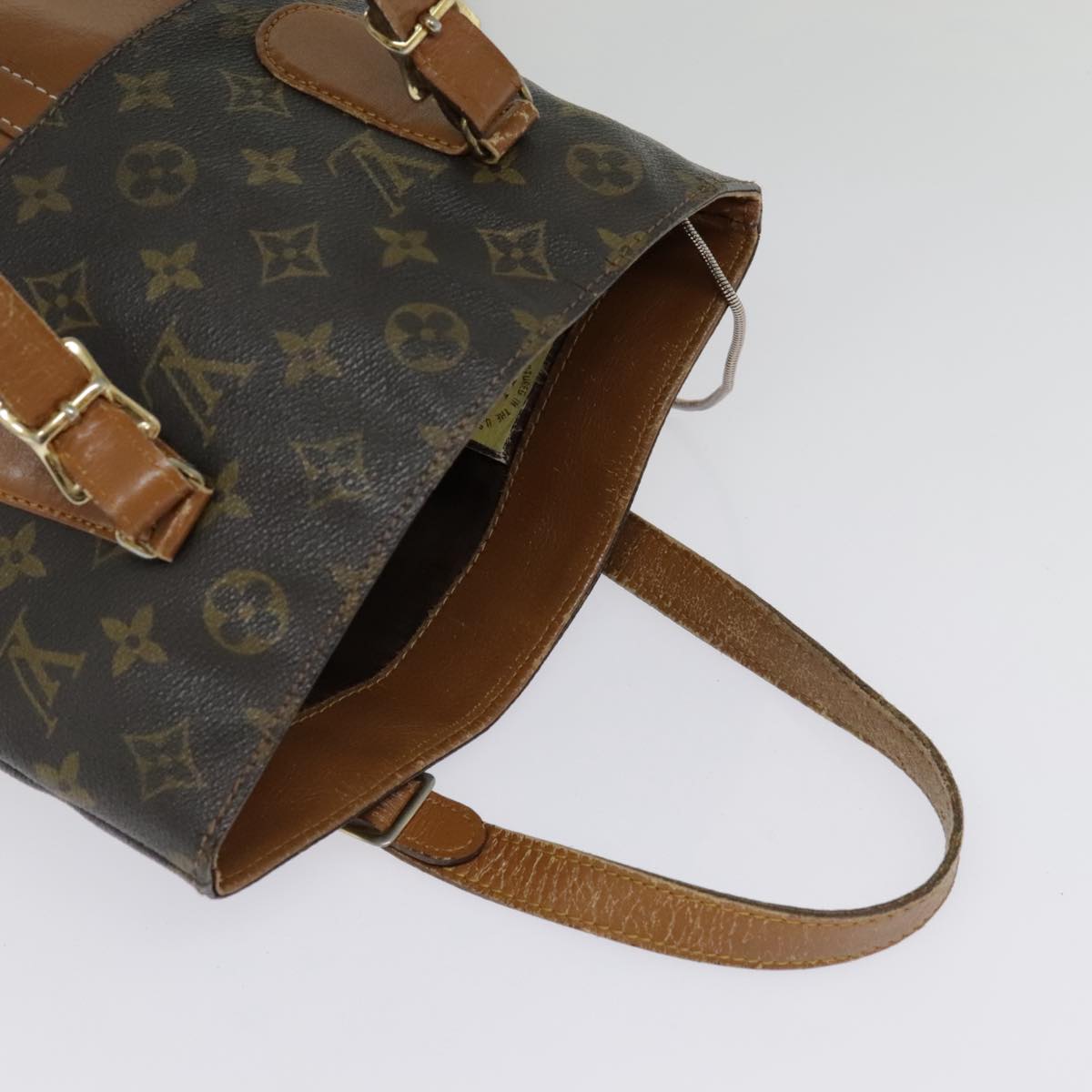 LOUIS VUITTON Monogram Bucket PM Shoulder Bag USA limited M42238 LV Auth 92720