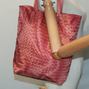 BOTTEGA VENETA Tote Bag Nylon Orange Auth 92721-20
