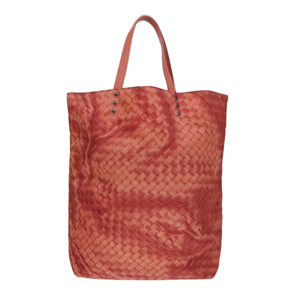 BOTTEGA VENETA Tote Bag Nylon Orange Auth 92721 - 0