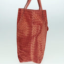BOTTEGA VENETA Tote Bag Nylon Orange Auth 92721-4