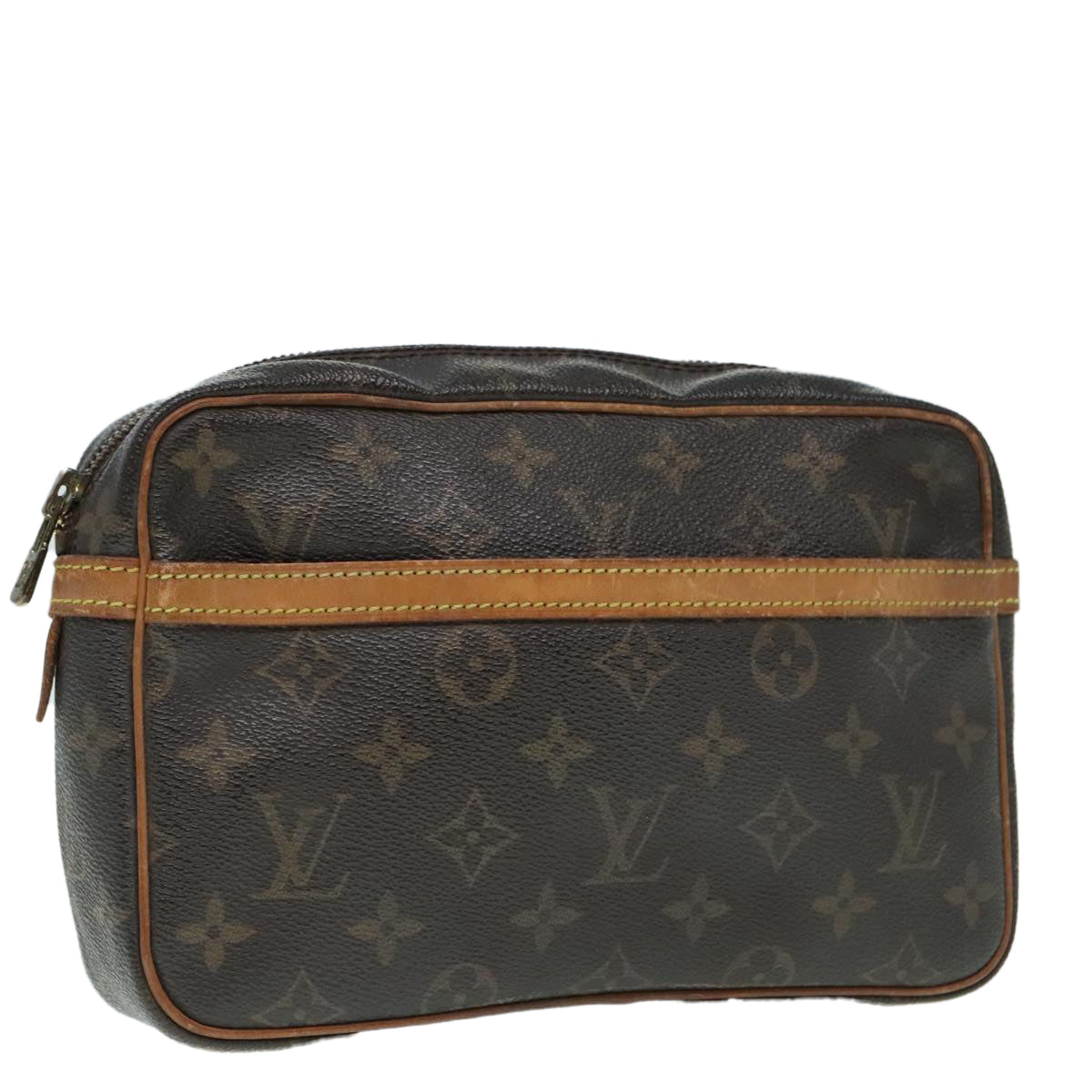 LOUIS VUITTON Monogram Compiegne 23 Clutch Bag M51847 LV Auth 92726