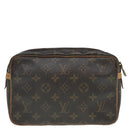 LOUIS VUITTON Monogram Compiegne 23 Clutch Bag M51847 LV Auth 92726-2
