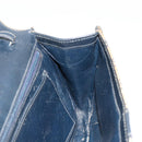 GUCCI GG Canvas Schoudertas Beige Marineblauw Goud Auth 92734-22