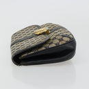 GUCCI GG Canvas Schoudertas Beige Marineblauw Goud Auth 92734-4