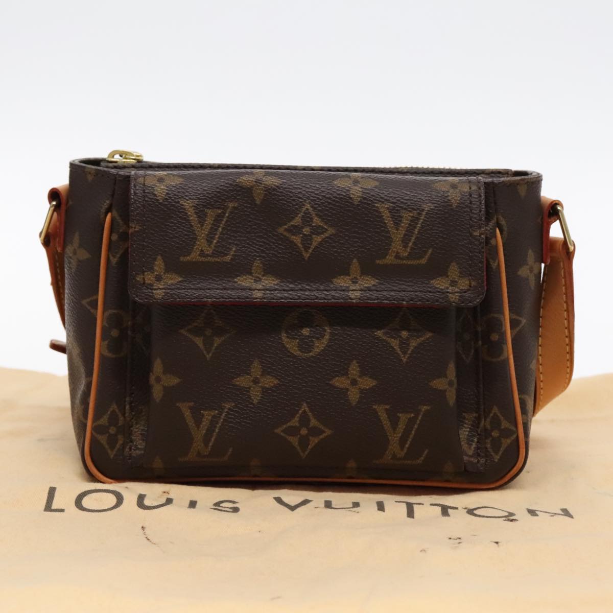 LOUIS VUITTON Monogram Viva Cite PM Shoulder Bag M51165 LV Auth 92736A