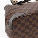 LOUIS VUITTON Damier Ebene Hampstead MM Tote Bag N51204 LV Auth 92738AV-14