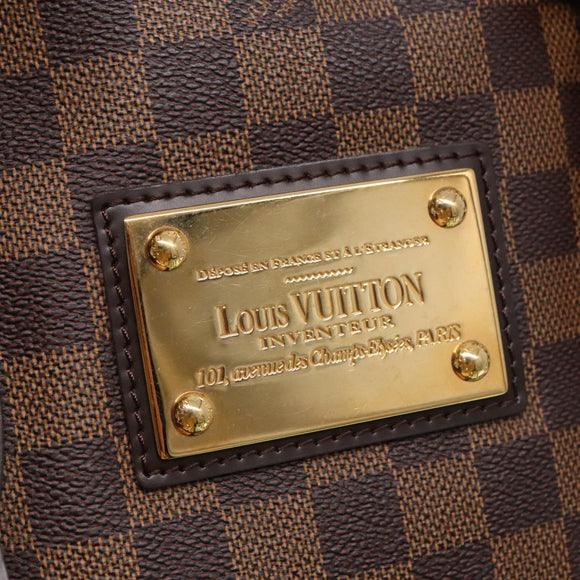 LOUIS VUITTON Damier Ebene Hampstead MM Tote Bag N51204 LV Auth 92738AV