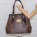 LOUIS VUITTON Damier Ebene Hampstead MM Tote Bag N51204 LV Auth 92738AV-23