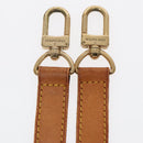 LOUIS VUITTON Adjustable Shoulder Strap Leather 36.6""-44.1"" Beige Auth 92745-11