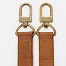 LOUIS VUITTON Adjustable Shoulder Strap Leather 36.6""-44.1"" Beige Auth 92745-12