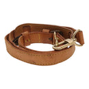 LOUIS VUITTON Adjustable Shoulder Strap Leather 36.6""-44.1"" Beige Auth 92745-3