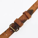 LOUIS VUITTON Adjustable Shoulder Strap Leather 36.6""-44.1"" Beige Auth 92745-9