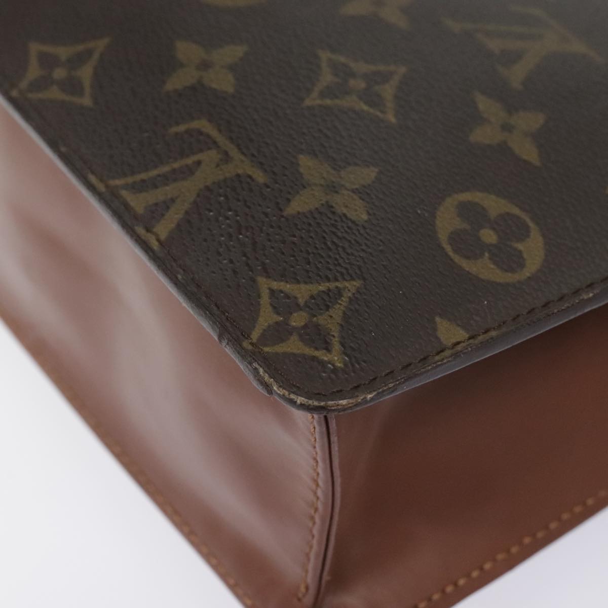 LOUIS VUITTON Monogram Monceau 28 Hand Bag 2way M51185 LV Auth 92750