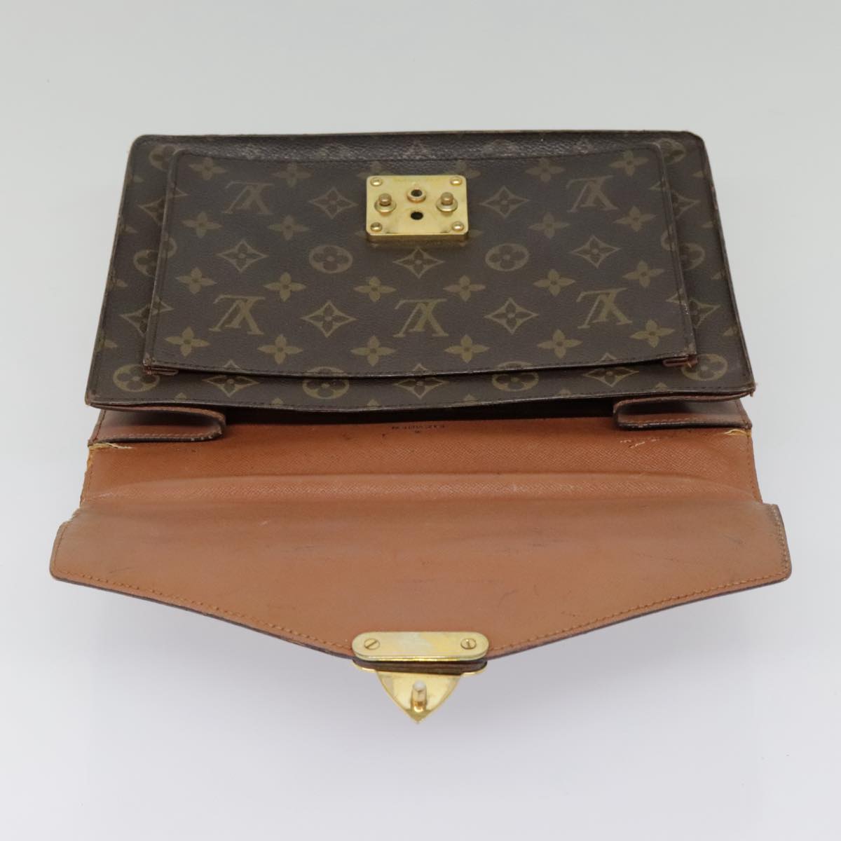 LOUIS VUITTON Monogram Monceau 28 Hand Bag 2way M51185 LV Auth 92750