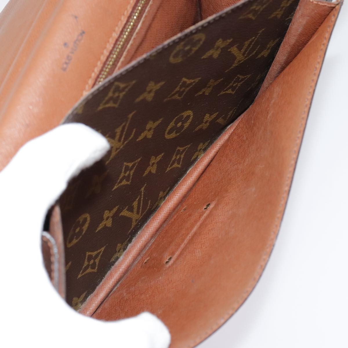 LOUIS VUITTON Monogram Monceau 28 Hand Bag 2way M51185 LV Auth 92750