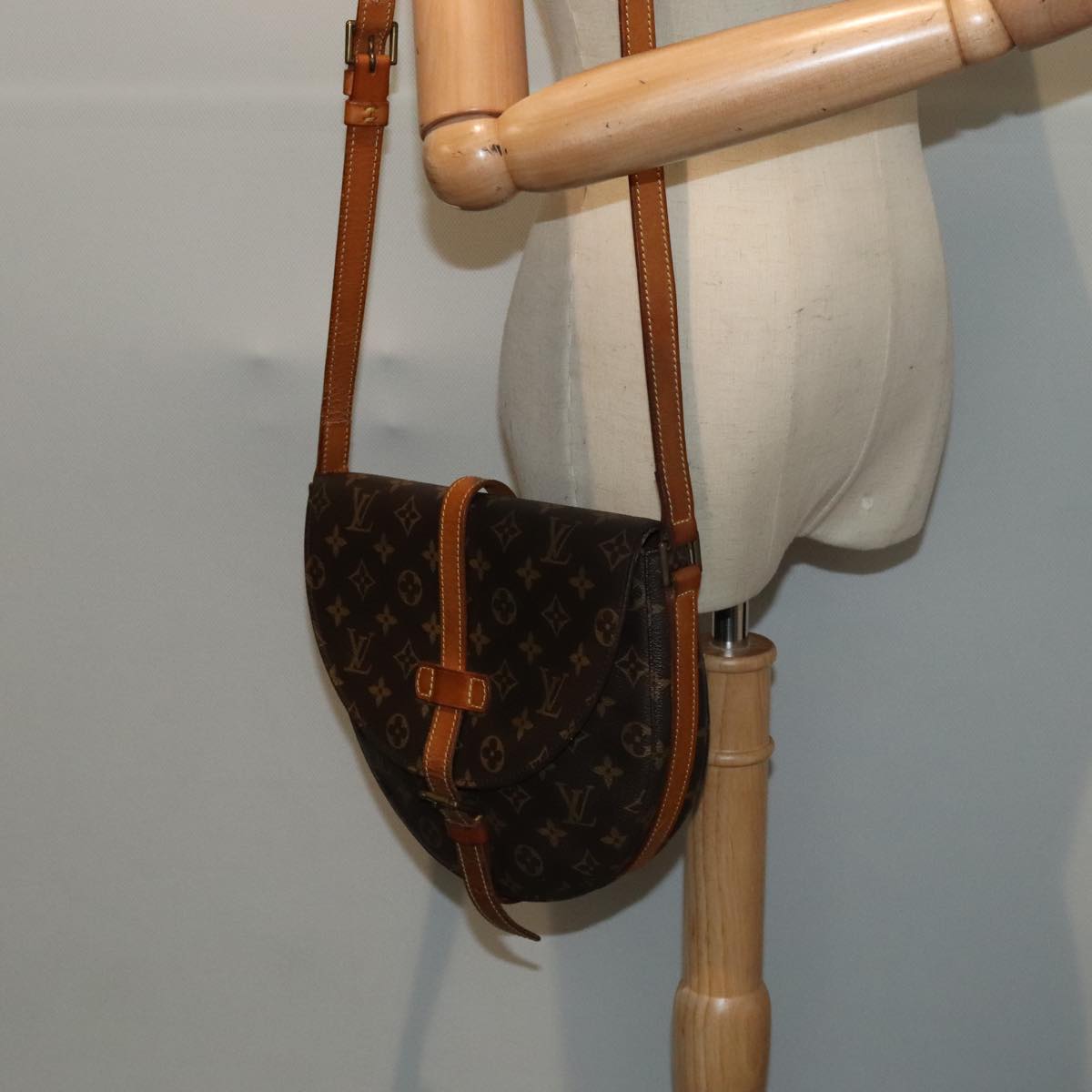 LOUIS VUITTON Monogram Chantilly GM Shoulder Bag M51232 LV Auth 92752