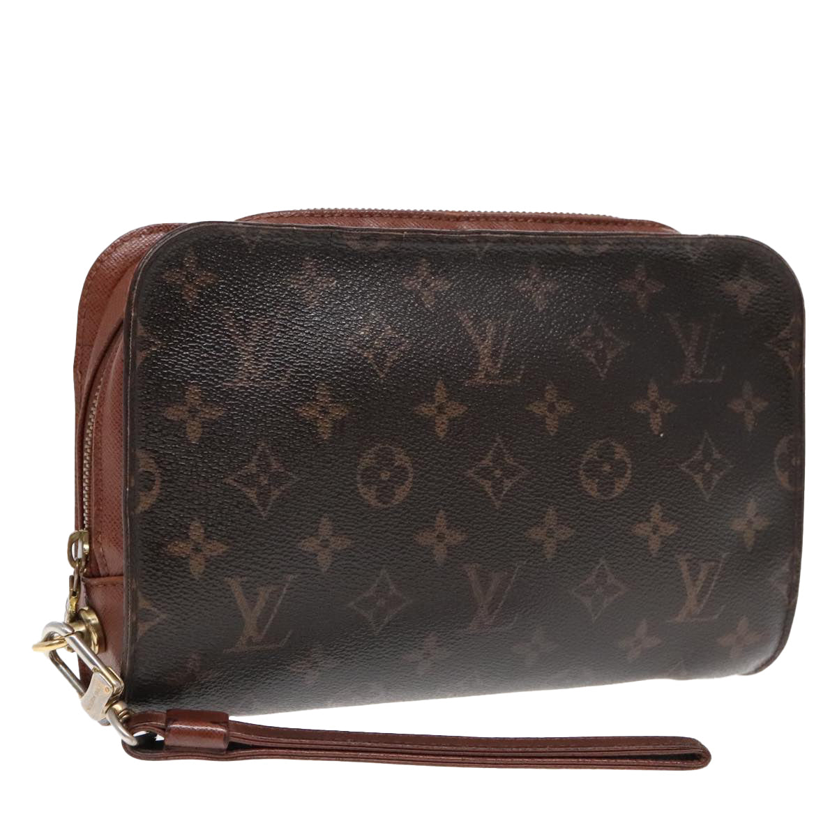 LOUIS VUITTON Monogram Orsay Clutch Bag M51790 LV Auth 92754