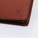 LOUIS VUITTON Epi Capuchin Shoulder Bag Brown M52343 LV Auth 92756-9