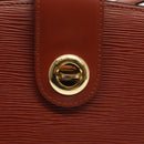 LOUIS VUITTON Epi Capuchin Shoulder Bag Brown M52343 LV Auth 92756-18