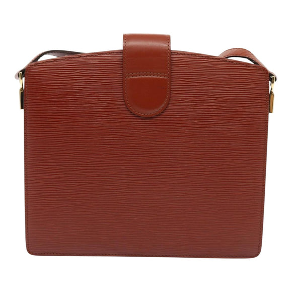 LOUIS VUITTON Epi Capuchin Shoulder Bag Brown M52343 LV Auth 92756
